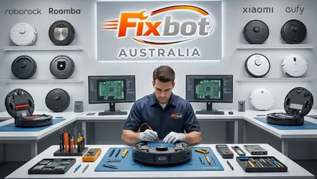 Fixbot Australia robot vacuum repair workshop